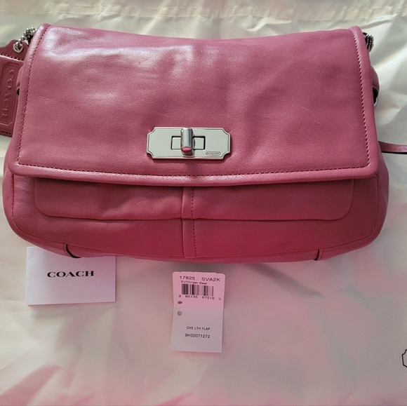 Coach #17825 leather like new chain strap - Picture 4 of 16